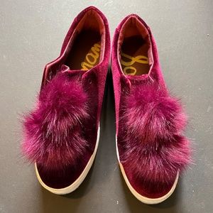 Fur And Velvet Slip on Sneakers